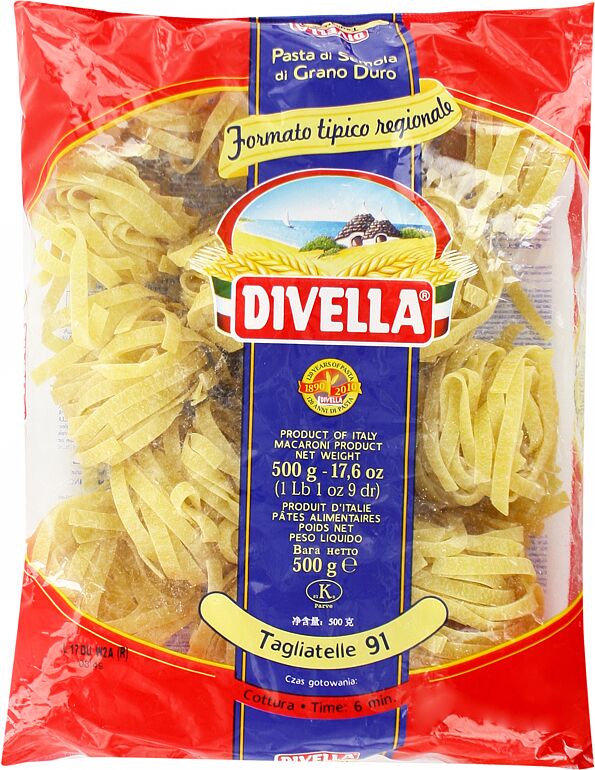 Pasta "Divella Tagliatelle №91 "  500g