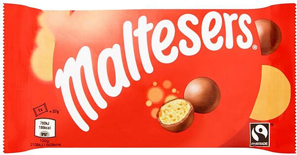 Шоколадные драже "Maltesers" 37г