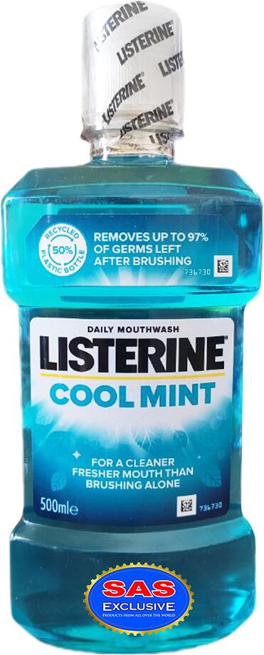 Բերանի խոռոչի ողողման հեղուկ «Listerine Cool Mint» 500մլ
