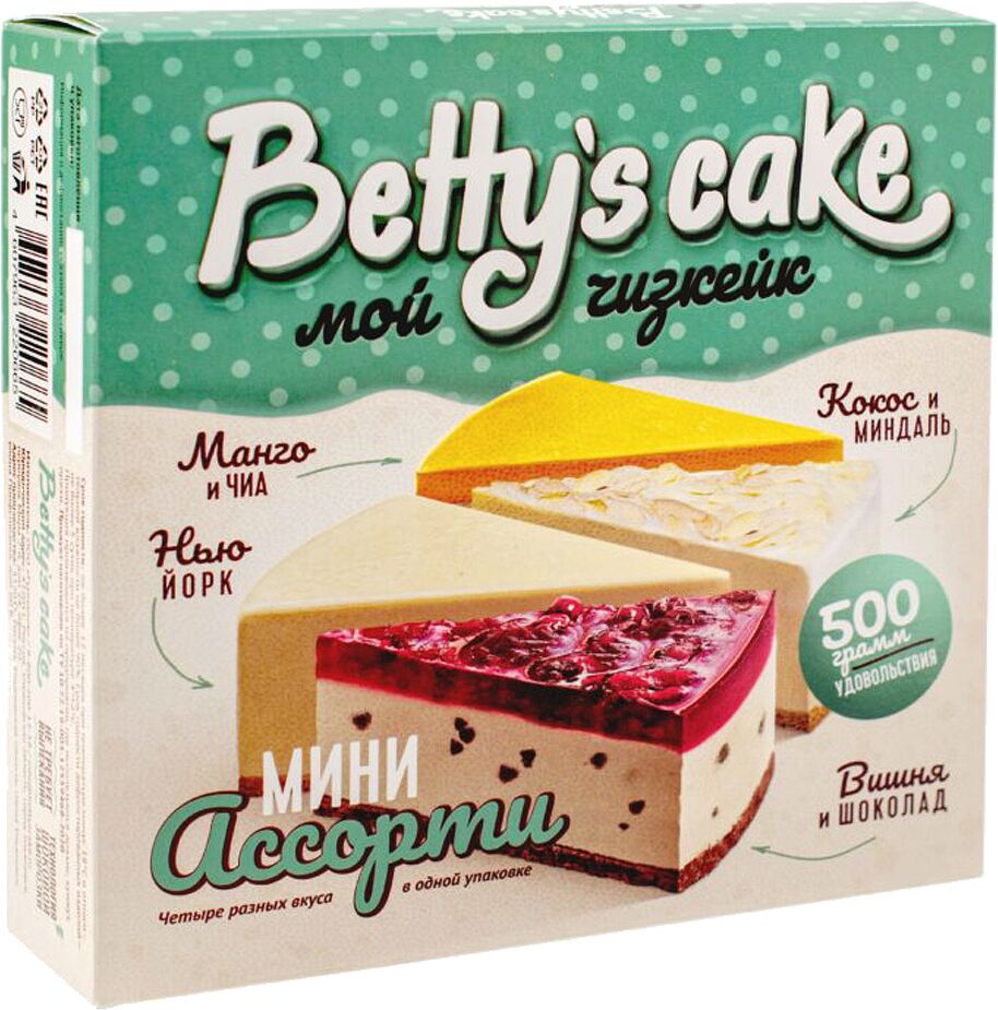 Ассортимент замороженных чизкейков "Betty's Cake" 500г