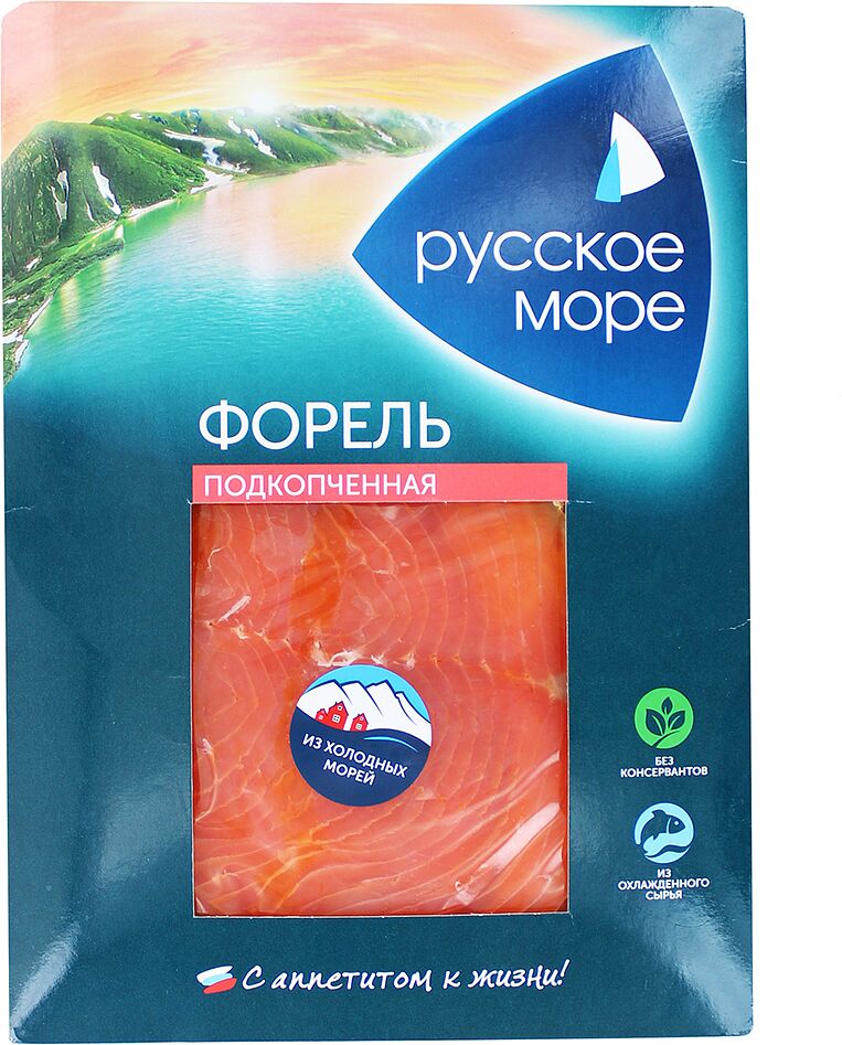 Lightly smoked trout "Russkoe More" 120g
