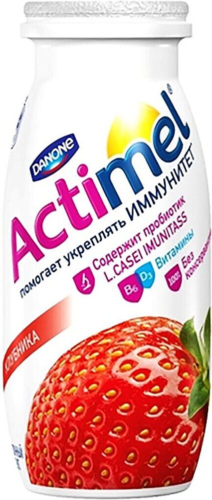 Йогурт питьевой "Danone Actimel" 100г жирность: 2.5% 