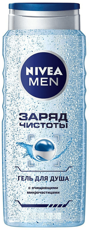  Bath gel "Nivea Men Zaryad chistoti" 250ml