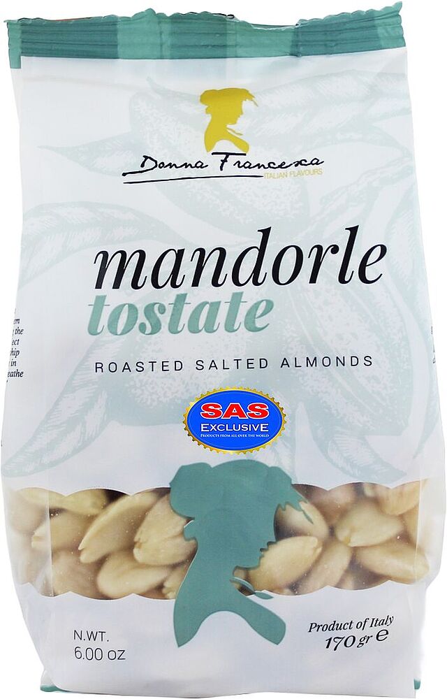 Salty almonds "Donna Francesca" 170g
