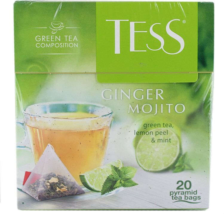 Чай зеленый "Tess Ginger Mojito" 36г