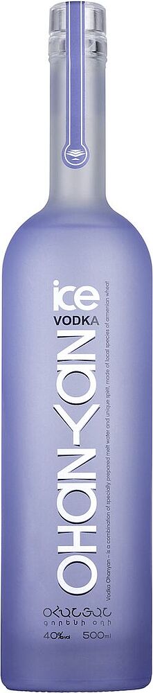 Vodka "Ohanyan Ice" 0.5l