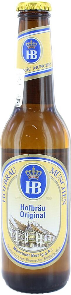Пиво "Hofbrau Original" 0.33л