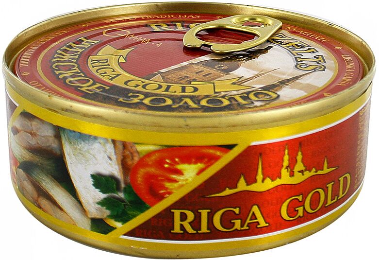Sardine "Riga gold" 240g