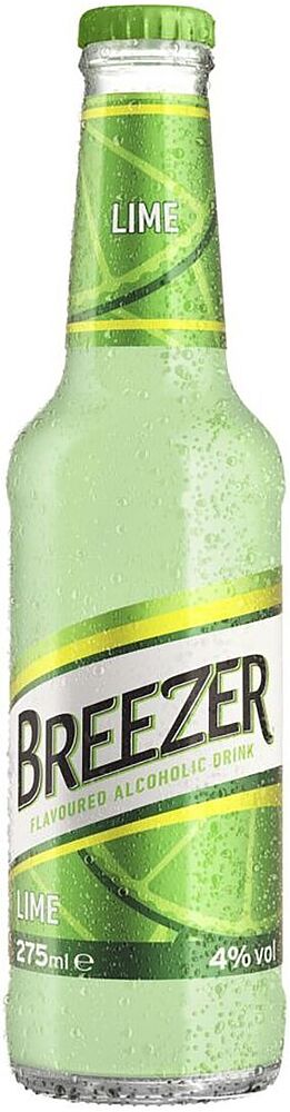 Low alcoholic drink "Breezer" 275ml Lime