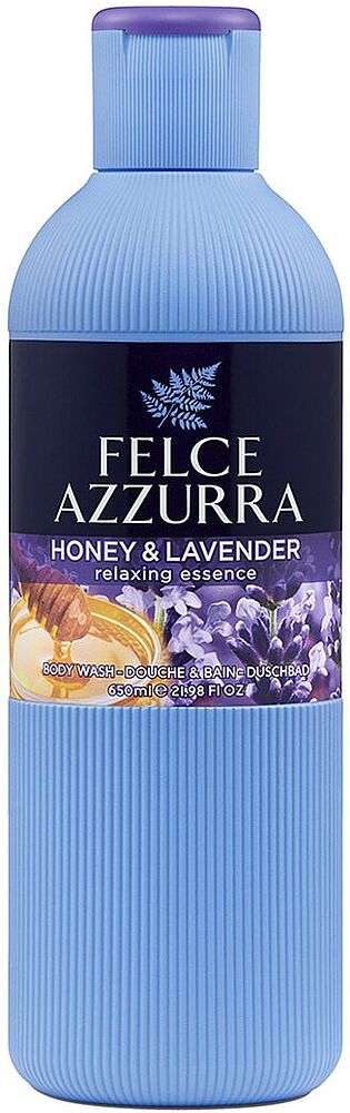 Shower gel "Felce Azzurra Lavender & Honey" 650ml
