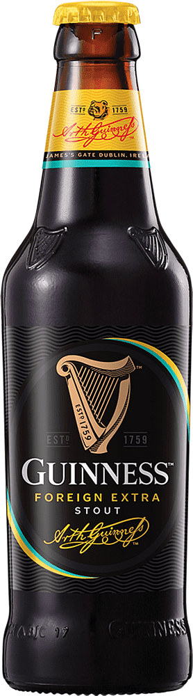 Пиво "Guinness Foreign Extra Stout" 0.33л 