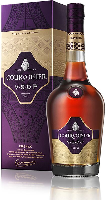 Cognac "Courvoisier VSOP" 0.7l 