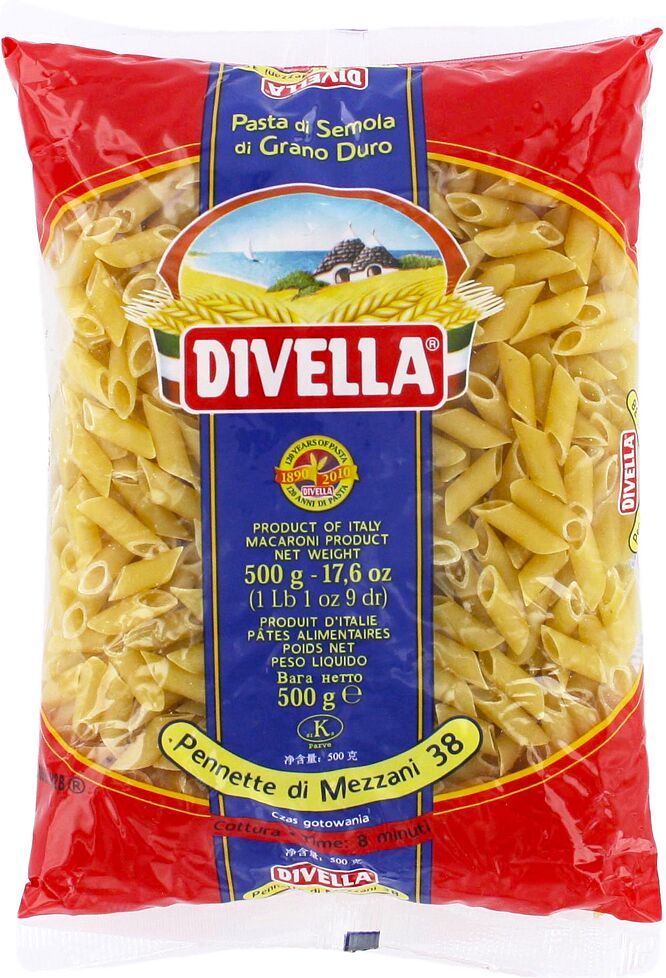 Pasta ''Divella Penne № 38" 500g