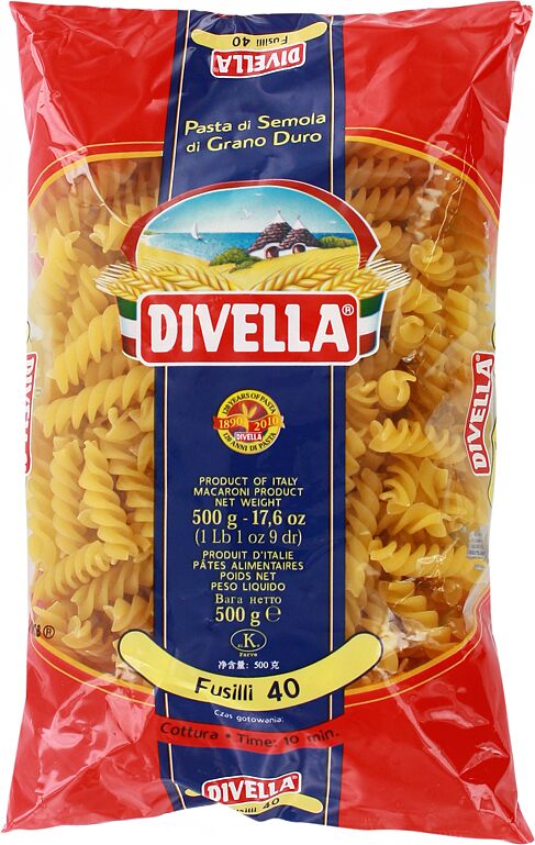Pasta "Divella Fusilli № 40" 500g