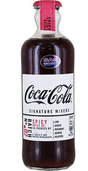 Զովացուցիչ գազավորված ըմպելիք «Coca Cola Signature Mixers Nº2 Spicy» 200մլ
