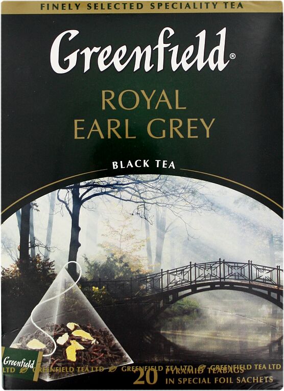 Black tea "Greenfield Royal Earl Grey" 40g 