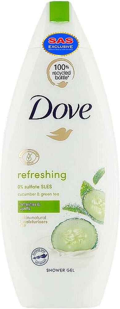Крем-гель для душа "Dove Refreshing" 250мл