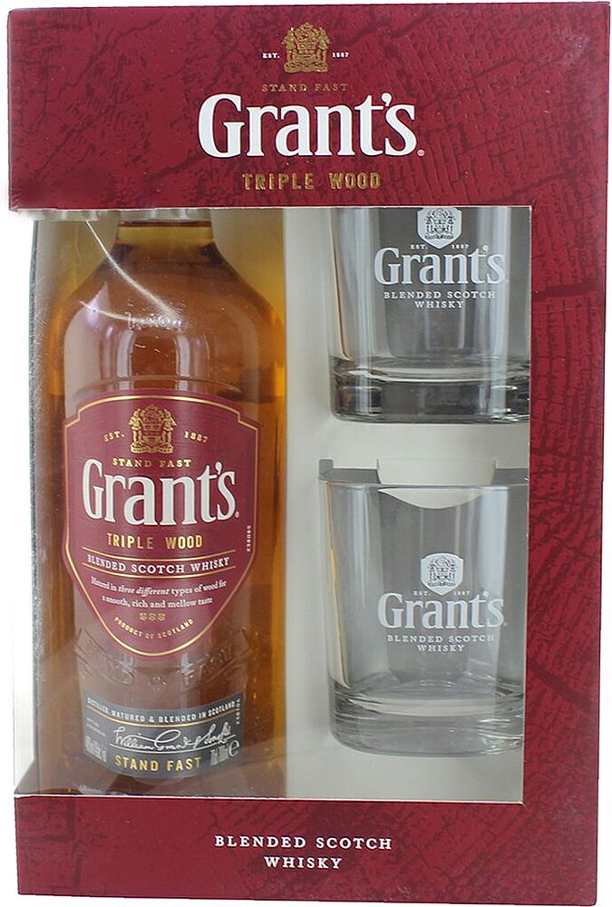 Виски "Grant's Triple Wood" 0.75л