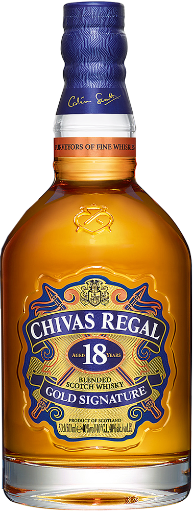 Виски "Chivas Regal 18 Gold Signature" 0.5л