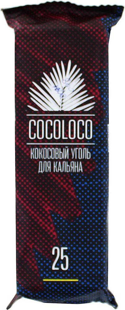 Hookah charcoal "Cocoloco" 25 pcs