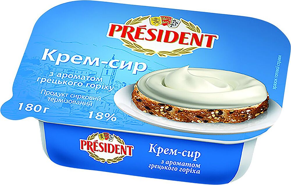 Крем-сыр "President" 180г
