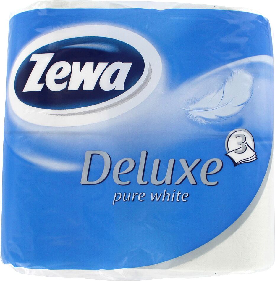 Туалетная бумага "Zewa Deluxe"  4 шт