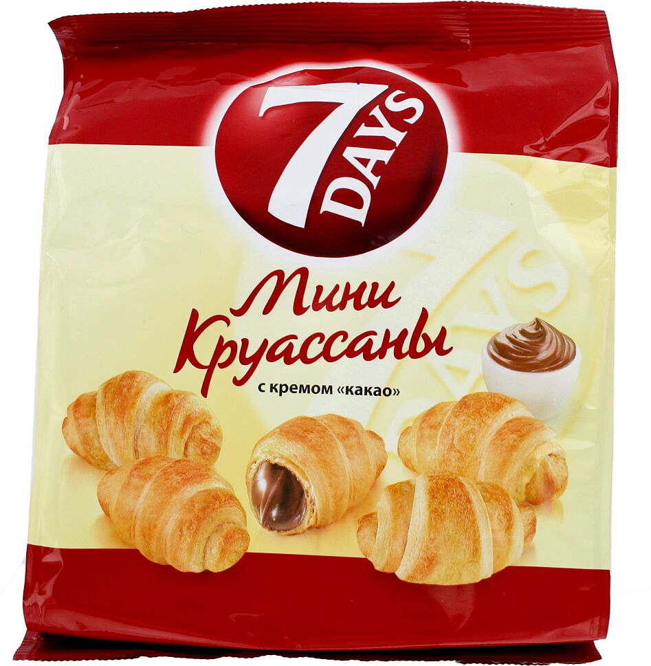 Mini croissant with cocoa filling "7 Days" 200g 