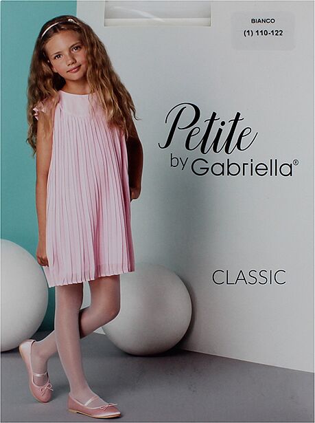 Tights "Petite by Gabriella N1" White